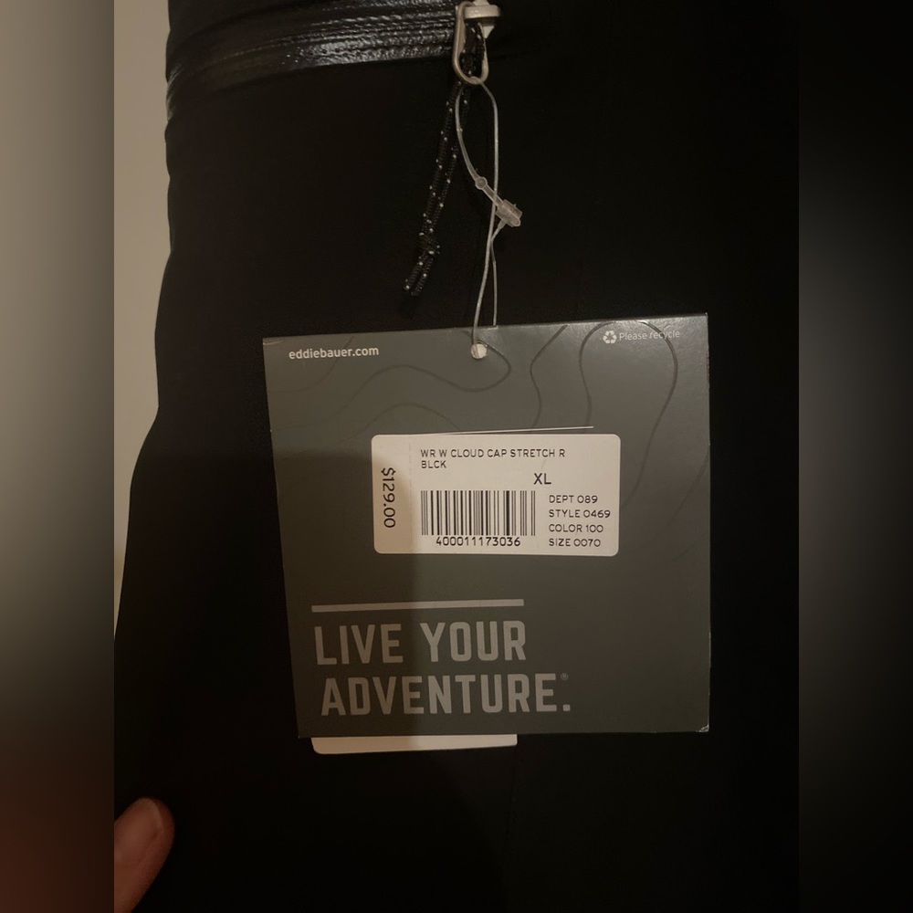 Eddie Bauer water proof pants size XL new with tags!